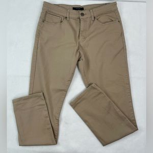 Mens Ethanol Size 34 X 32 Tan Stretch Slim Straight Pant